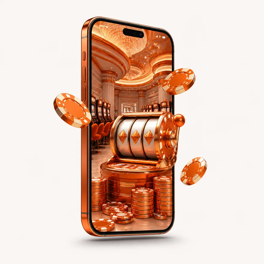 Smartphone with glowing screen — Hopa