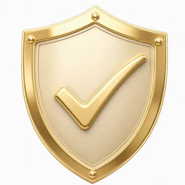 Checkmark shield — Hopa