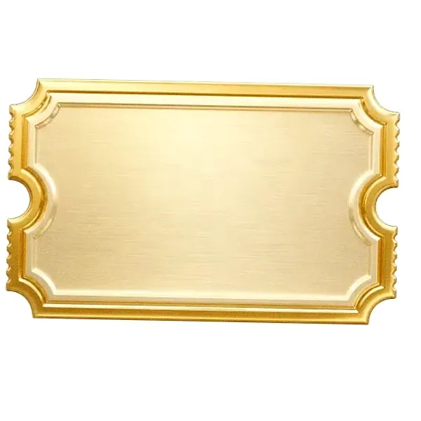 Blank ticket plaque — Hopa