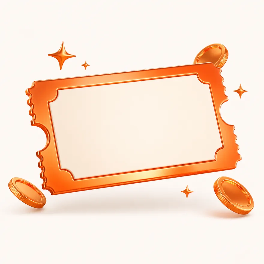 Blank coupon ticket — Hopa