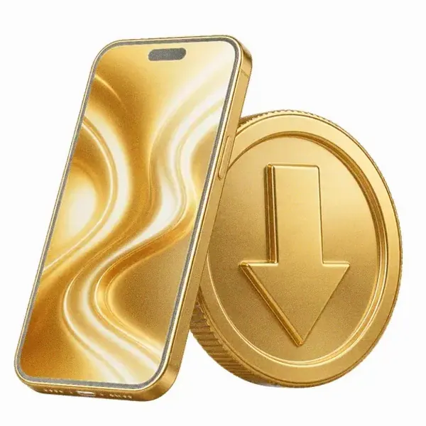 Smartphone and coin — Hopa