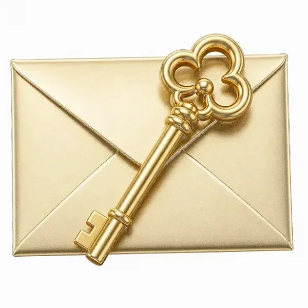 Key on envelope — Hopa