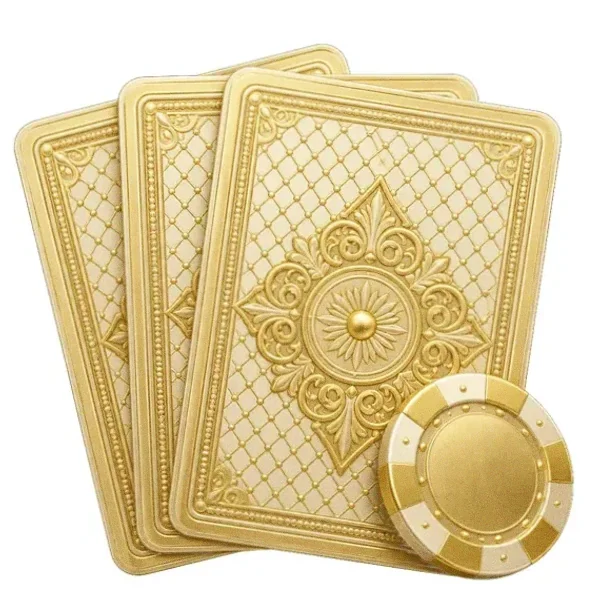 Playing cards and chip — Hopa
