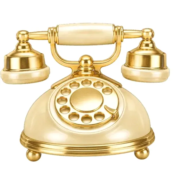 Vintage rotary telephone — Hopa