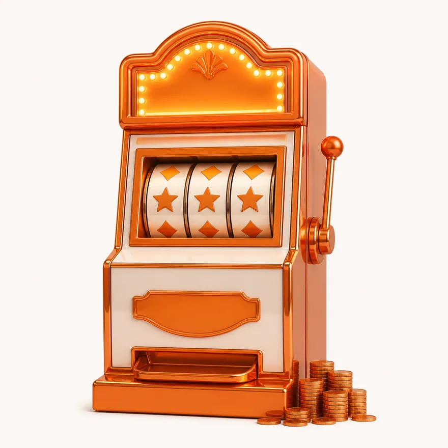 Slot cabinet with marquee — Hopa